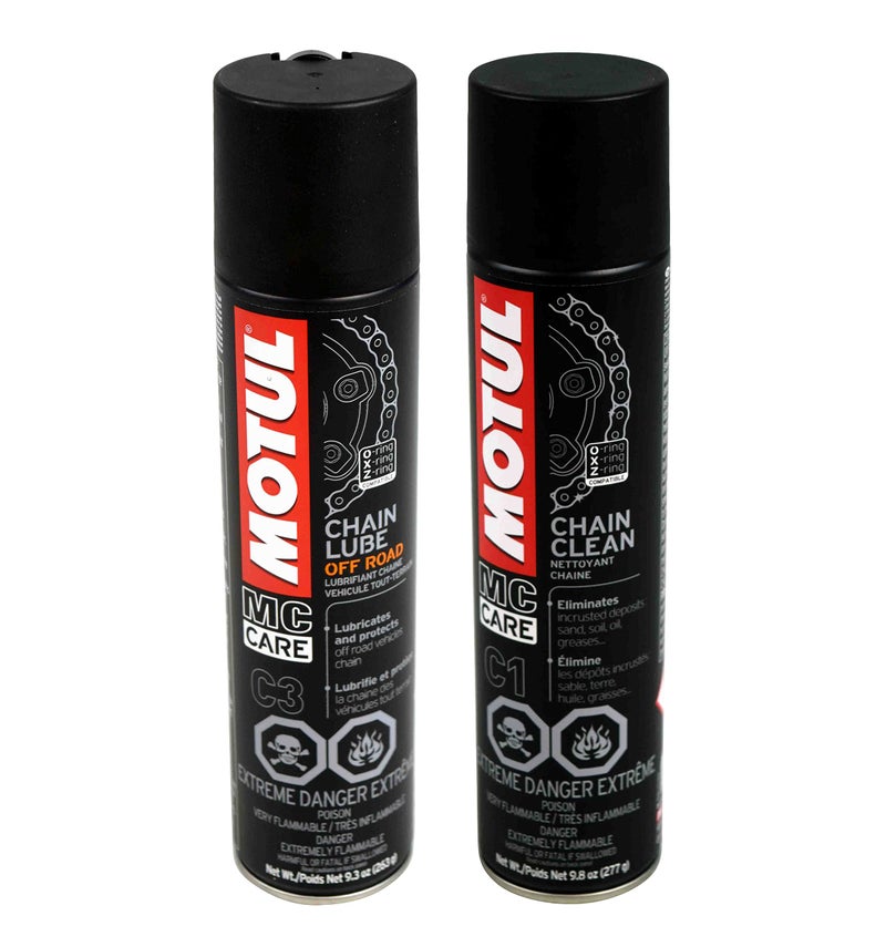 Motul 103243 C1 Chain Cleaner (Chain Cleaner Plus Chain Lube) - Image 1
