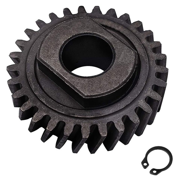 MORICHS WP9706529 W11086780 Replacement Worm Gear Parts for KitchenAid Stand Mixer Worm Follower Gear with the 9703680 Circlip