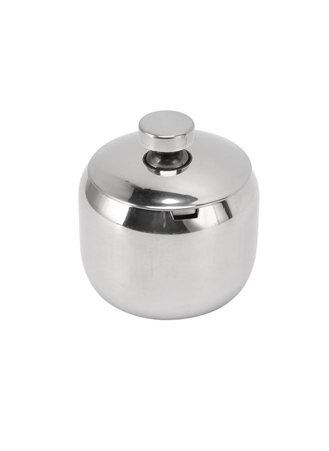 Thoraya Condiment Jar with Lid 304 Stainless Steel Seasoning Container Pot for Spice Salt Sugar  - Image 5