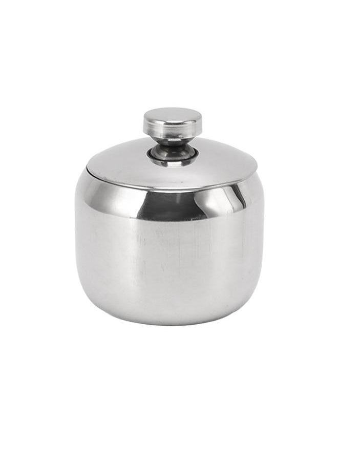 Thoraya Condiment Jar with Lid 304 Stainless Steel Seasoning Container Pot for Spice Salt Sugar  - Image 1