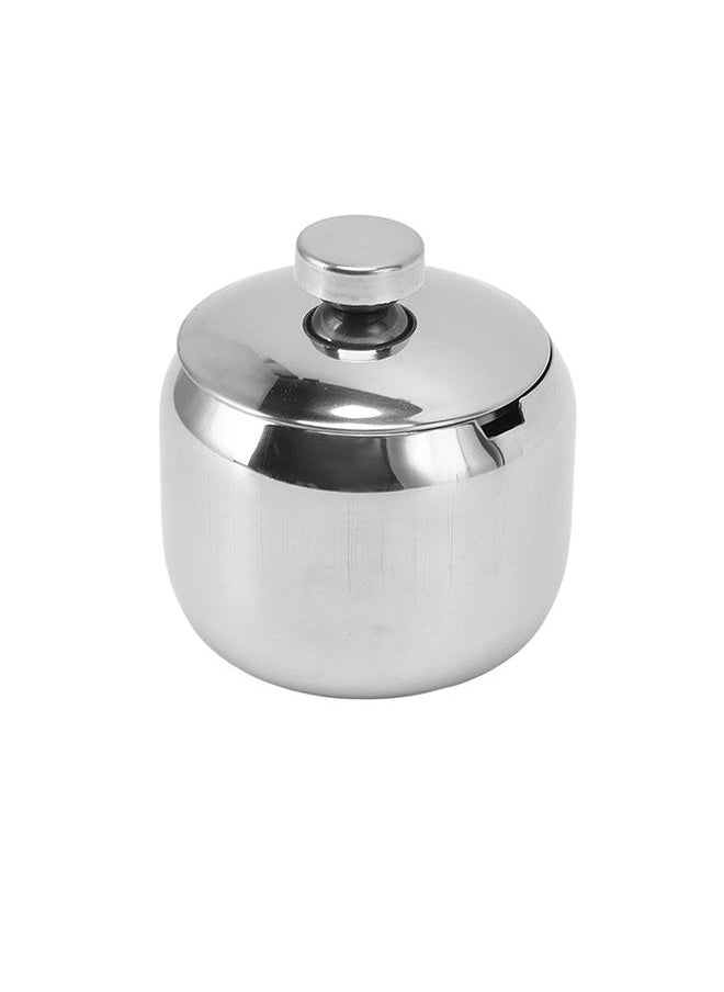 Thoraya Condiment Jar with Lid 304 Stainless Steel Seasoning Container Pot for Spice Salt Sugar  - Image 3