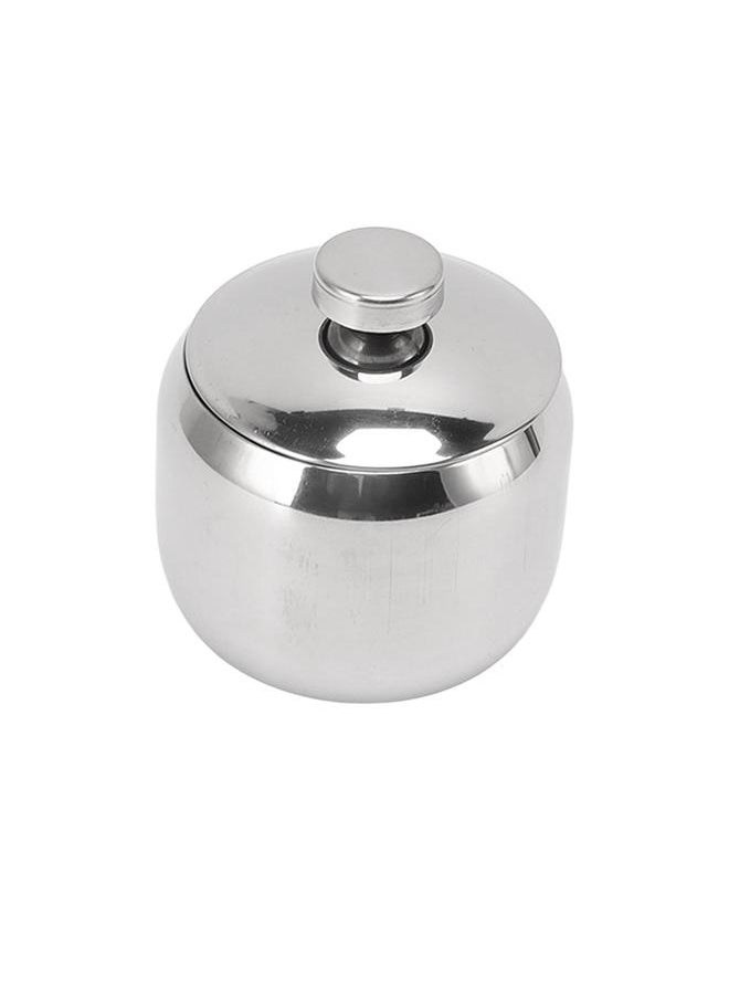 Thoraya Condiment Jar with Lid 304 Stainless Steel Seasoning Container Pot for Spice Salt Sugar  - Image 4