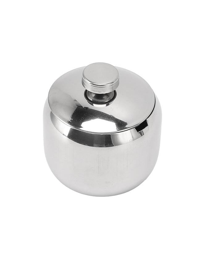 Thoraya Condiment Jar with Lid 304 Stainless Steel Seasoning Container Pot for Spice Salt Sugar  - Image 2