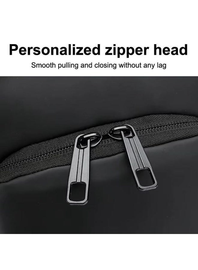 Anti-Theft Crossbody Backpack with USB Charging Port & Password Lock - Image 3