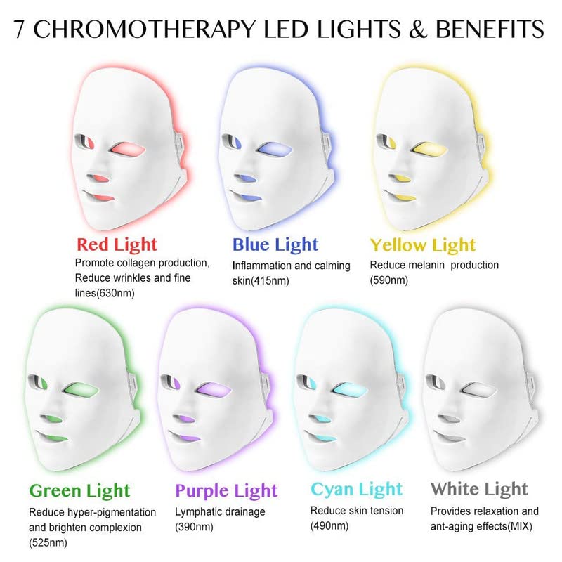 R A Products led light therapy for face blue light therapy for acne led therapy mask for face - Image 4