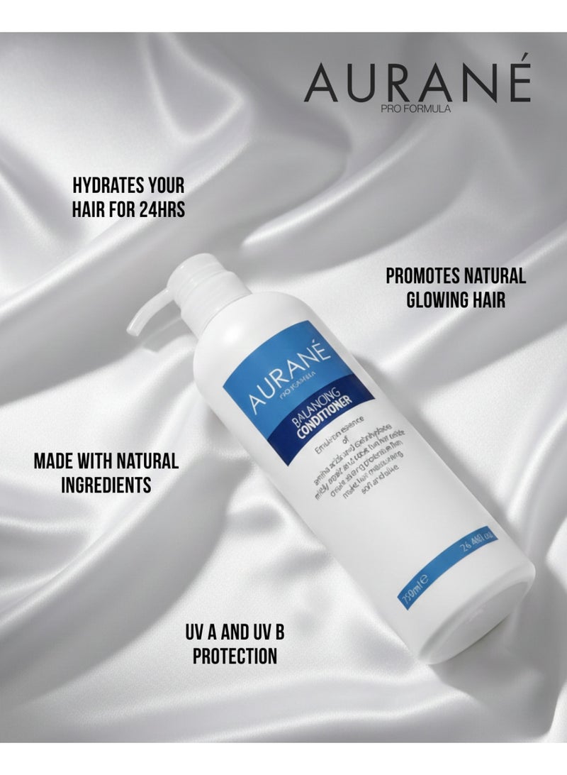 AURANE Balancing Conditioner 750ML - Hydrating, Repairing, and Strengthening Conditioner for Dry, Damaged, Oily, and Color-Treated Hair - Sulfate-Free, Paraben-Free - Nourishing Hair Care - Image 3