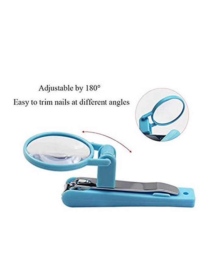 KMDJG Nail Cutter With Magnifying Glass Extra Large Nail Clipper Stainless Steel Fingernail Magnifier Scissors Toenails Clippers For Elderly Children - Image 3