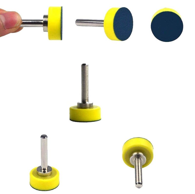 DIY Crafts CTDIYHI36018 235MM Shank 1 x 1 inch 235mm Mounted Shank Backup Sanding Pads for Abrasive Sandpaper - Image 1