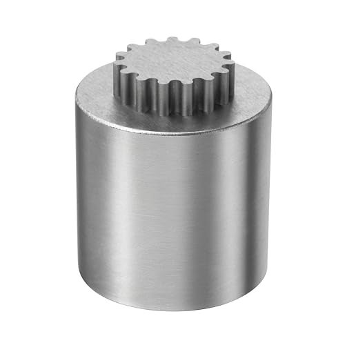 Heavenly Metals 2Piece Gear Cylinder 3D Puzzle for Adults  Stainless Steel Desk Toy and Fidget Zero Tolerance Wire EDM Cut Office Gift for Men  Women - Image 1