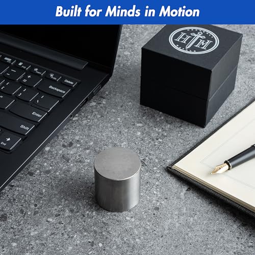 Heavenly Metals 2Piece Gear Cylinder 3D Puzzle for Adults  Stainless Steel Desk Toy and Fidget Zero Tolerance Wire EDM Cut Office Gift for Men  Women - Image 5