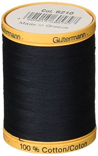 Gutermann Natural Cotton Thread Solids 876yd, Midnight Blue - Image 3