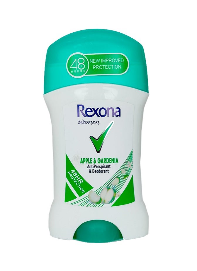 Rexona - Rexona Women Apple& Gardenia Antiperspirant &Deodorant 50G - Image 1