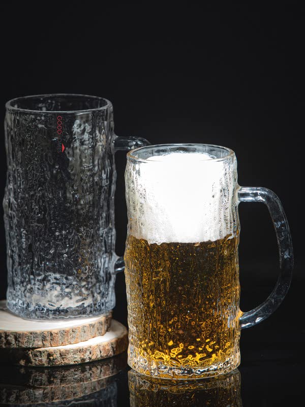 GOOD HOMES WITH WORD YSR Goodhomes Glass Beer Mug Set of 2pcs 490ml - Image 1