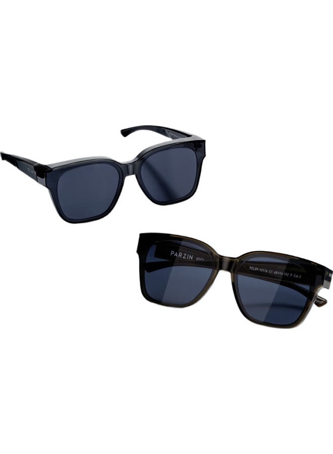 PARZIN [Can Be Used With Prescription Lenses] Polarized Sunglasses, Fan Chengcheng'S Style Prescription Lens Driving Sunglasses 12116 - Image 1