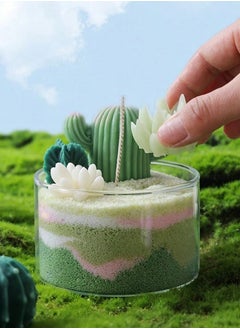 Candle DIY Candle Making Kit, Candle Making Kit Supplies, Colorful Succulent Cactus Candle Aromatherapy, Suitable for Home Indoor, Office, Wedding Gift, Birthday, Party, Student Craft Class  - Image 3