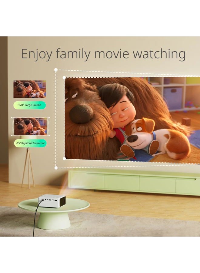 Yoton Mini Projector for Phone, Portable Small 1080P Full HD Supported for iOS/Android/Laptop, VideoProjector Y3 Compatible with Fire Stick, HDMI, USB, PS5, Xbox - Image 4
