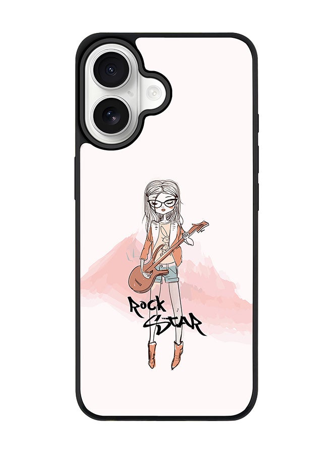 Stylizedd iPhone 17 Case, [Compatible with MagSafe] Slim Magnetic cover Phone Case iPhone 17 -Rockstar Girl - Image 1