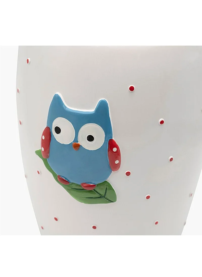 تو إكس إل هوم Owl Waste Bin 19x19x24.5cm Multicolour