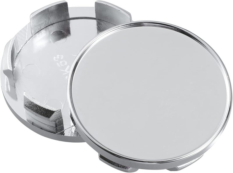 ACROPIX 53mm 6 Clips Wheel Rim Hub Center Caps Cover Silver Tone - Pack of 4 - Image 5