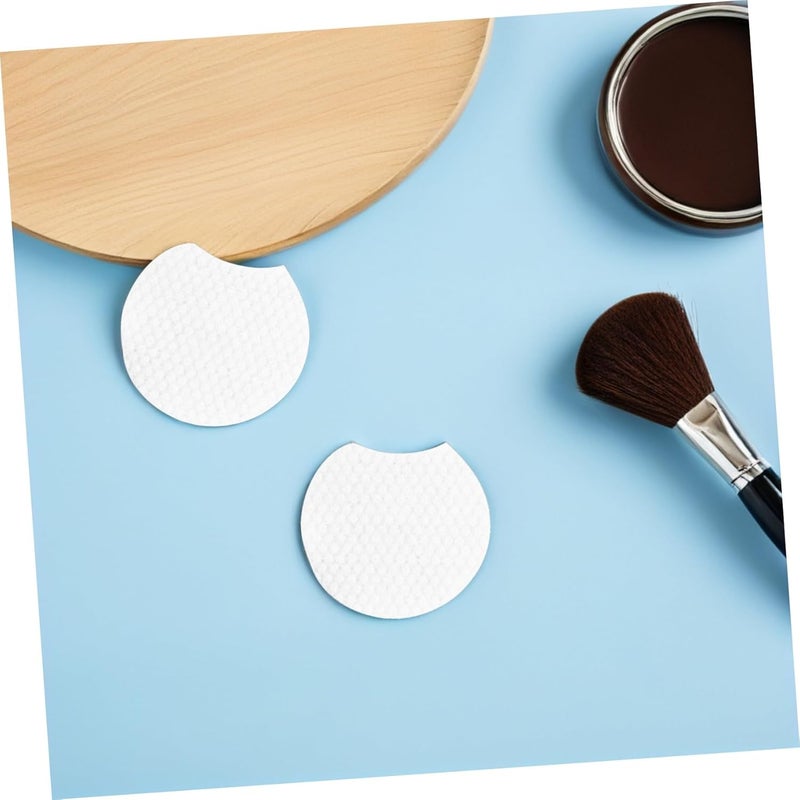 1200 قطعة من وسادات إزالة المكياج نصف الدائرية السميكة والملمس لتنظيف الوجه للبشرة الحساسة للعناية اليومية بالبشرة وإزالة المكياج - Image 5