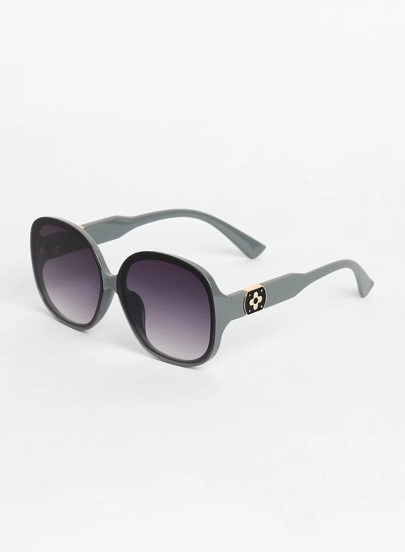 Haute Sauce The Clover Oversized Sunglasses