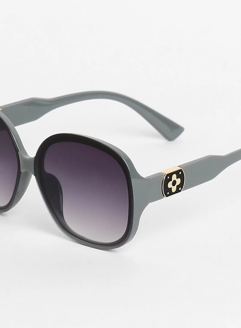 Haute Sauce The Clover Oversized Sunglasses