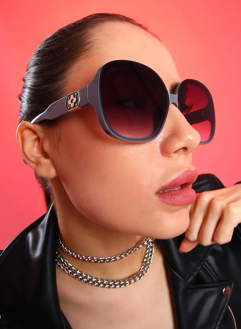 Haute Sauce The Clover Oversized Sunglasses