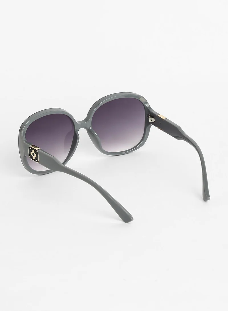 Haute Sauce The Clover Oversized Sunglasses