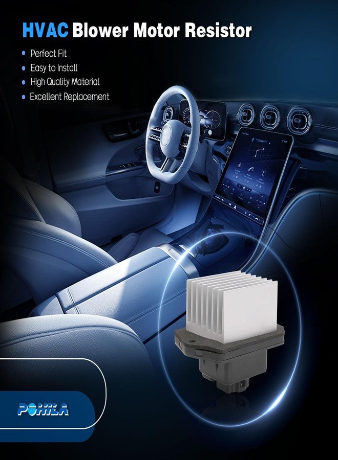 POHILA HVAC Control Module Blower Motor Resistor Compatible with Honda Accord, Civic, CR-V, Element, Odyssey, Pilot, Acura RDX, TSX Replaces 79330-S5A-942, 79330-SNA-A01, 79330-SDA-A01 - Image 5