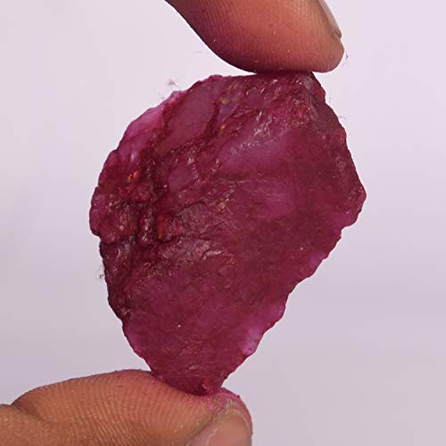 GEMHUB Natural AAA++ Quality Ruby 77.50 Ct Certified Healing Crystal Raw Rough Red Ruby Stone - Image 2
