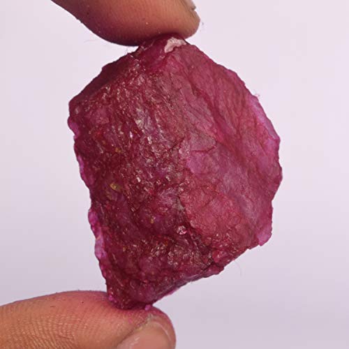 GEMHUB Natural AAA++ Quality Ruby 77.50 Ct Certified Healing Crystal Raw Rough Red Ruby Stone - Image 3