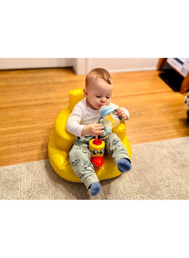 Mink Baby Inflatable Seat for Babies 3-36 Months, Built in Air Pump Infant Back Support Sofa Toddler Chair for Sitting Up, Baby Floor Seater Gifts (Duck) - Image 4