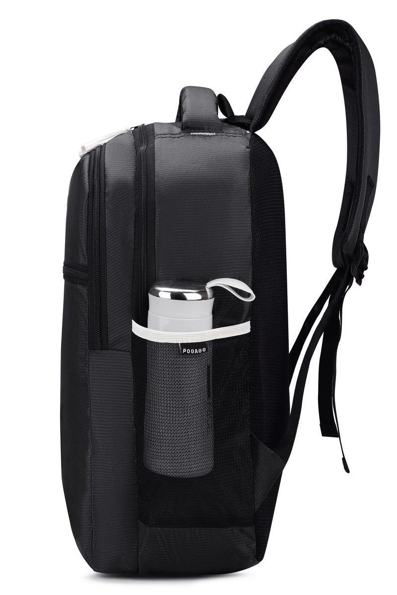 بوجاجو حقيبة ظهر للسفر من بوغاغو، مقاومة للماء، مقاس 15.6 بوصة، متعددة الجيوب، حقيبة ظهر للسفر، حقائب ظهر عمل للنساء والرجال، هدية جامعية، حقيبة ظهر يومية كاجوال - Image 5