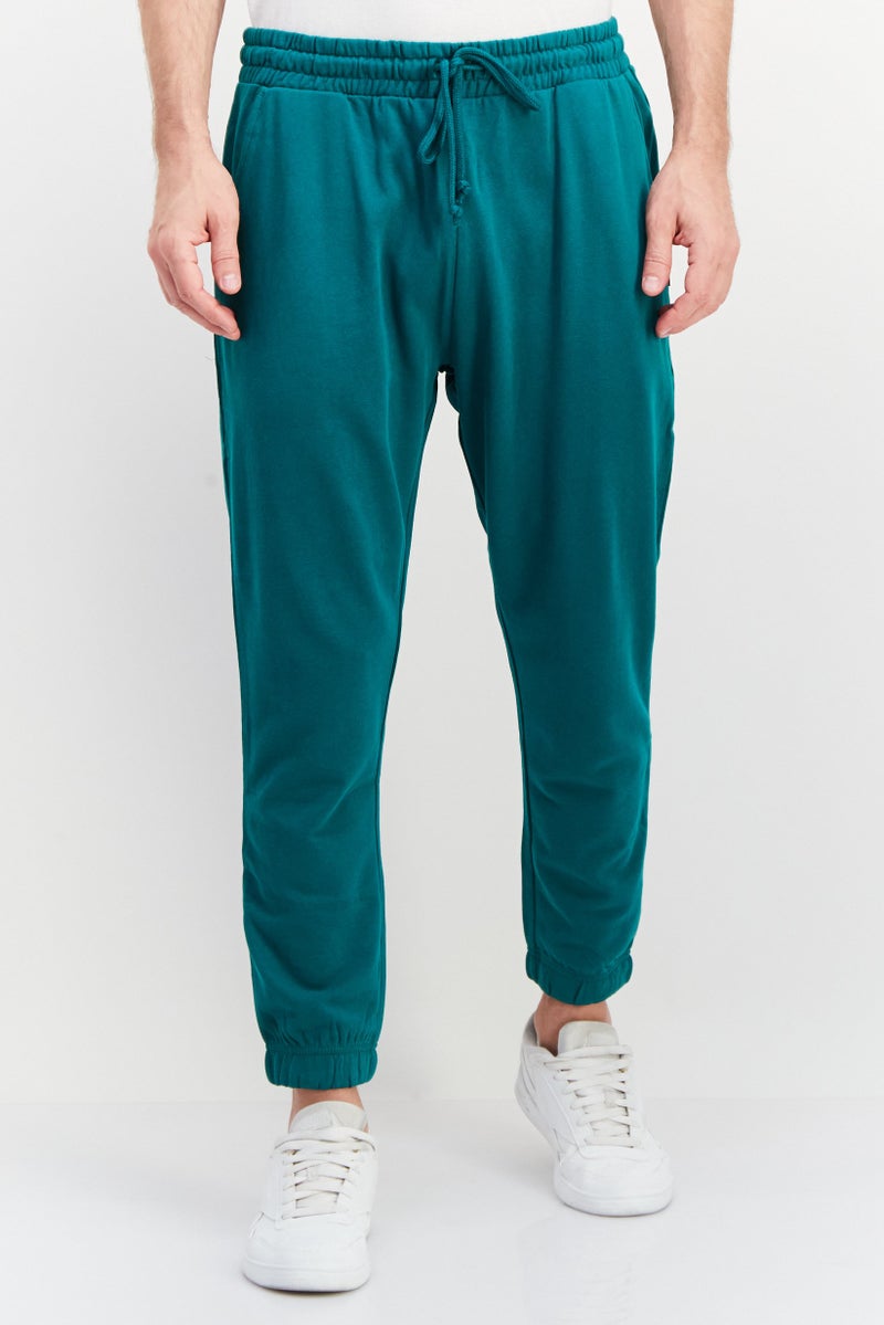 Levi's Men Regular Fit Brand Logo Jogger Pants, Green  - Image 1