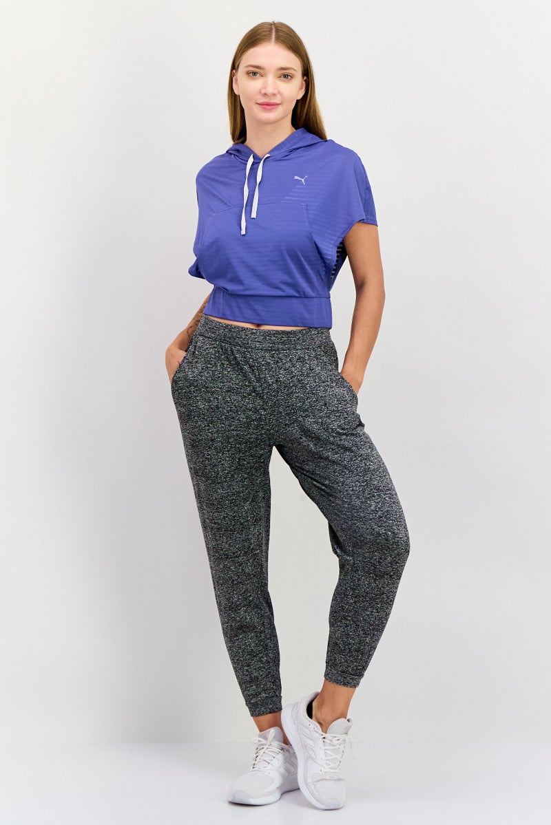 PUMA Women Sportswear Fit Running Hoodie, Lavender - Image 3