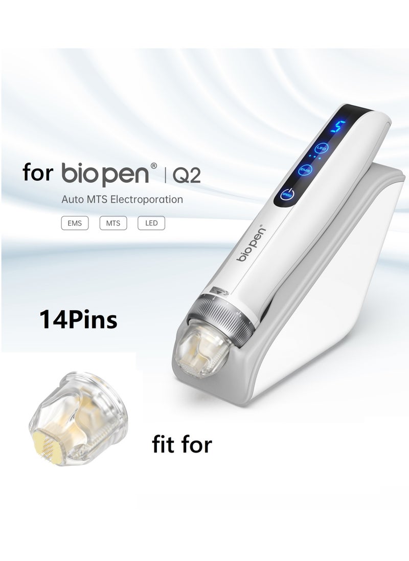 Bio - 2-Pieces 14Pin Replacement Cartridges Needle for Bio.pen Pen Q2 - Image 1