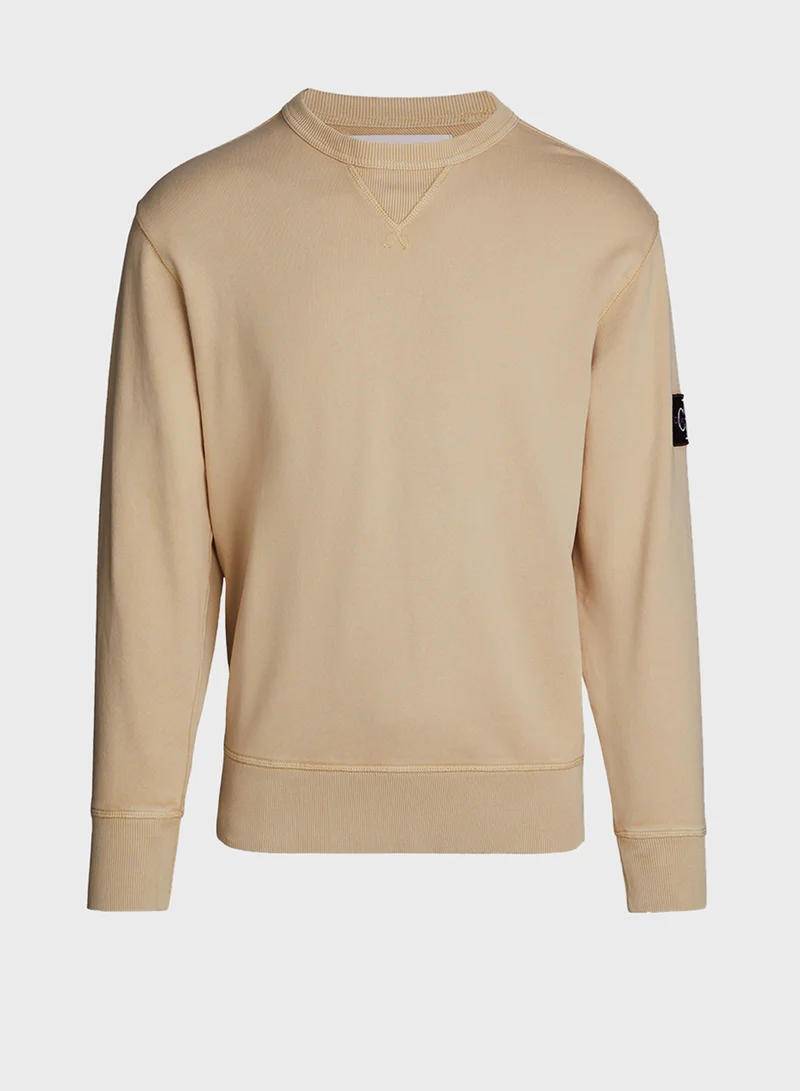كالفن كلاين جينز WASHED BADGE SWEATSHIRT