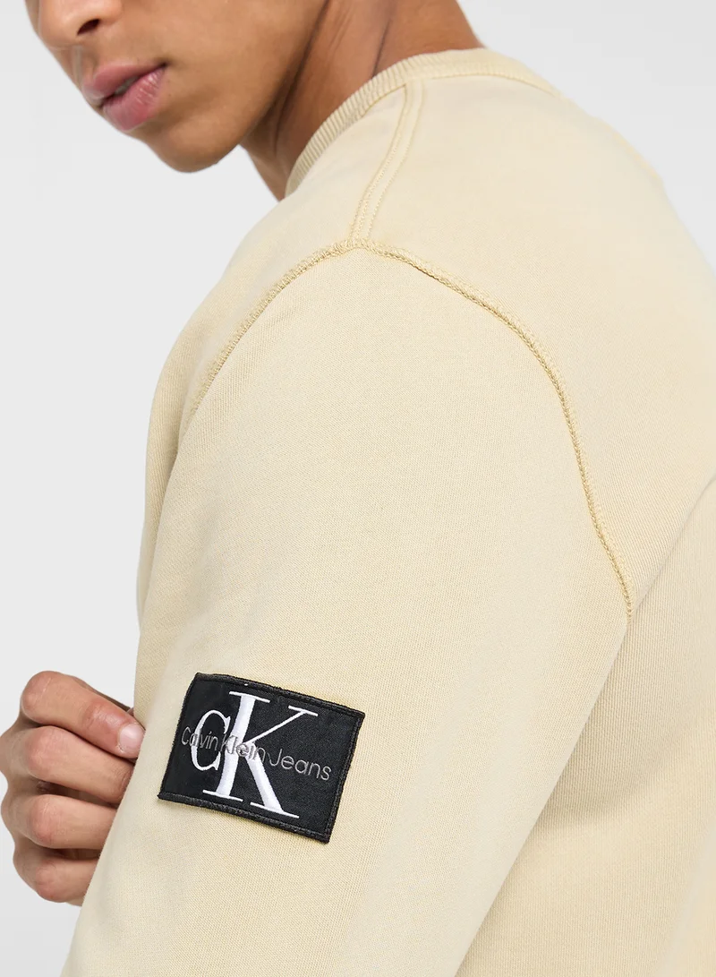 كالفن كلاين جينز WASHED BADGE SWEATSHIRT