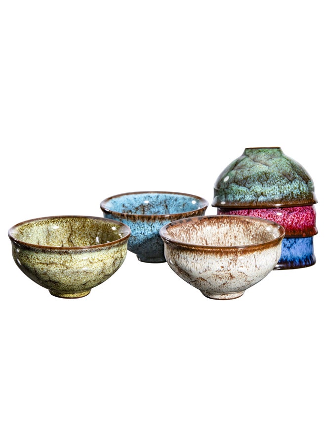 AL SANIDI Decorative patterned cup, Coffee cup for trips and travel, Multicolored , capacity 70 ml  - Image 1