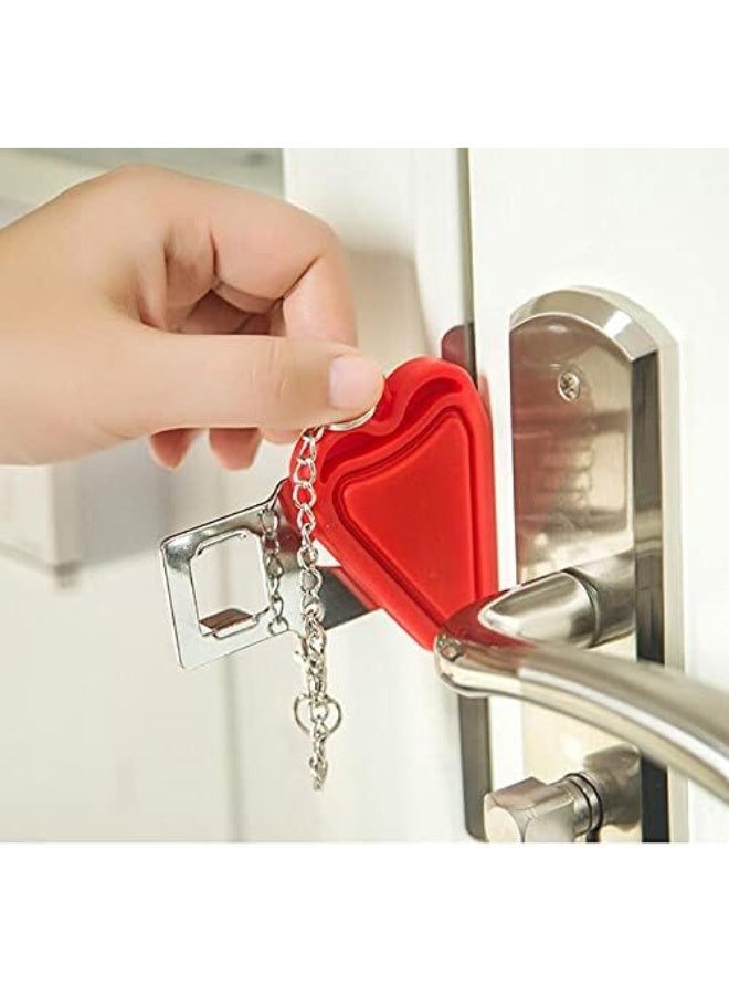 Portable Heavy Duty Home Security Door Lock for Extra Travel Security and Privacy, Ideal for Travel, Home, Apartments, Hotels, School for an Extra multicolour - Image 5
