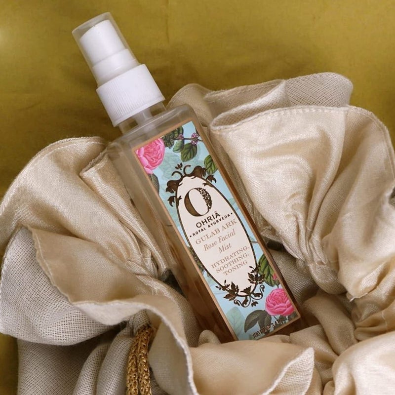 Ohria Ayurveda Gulab Ark Rose Facial Mist Facial Tonic Mist Hydrating Daily Toner For Glowing Skin Hydrates Plumps Minimises Open Pores for Glowing Skin 100ml - Image 2
