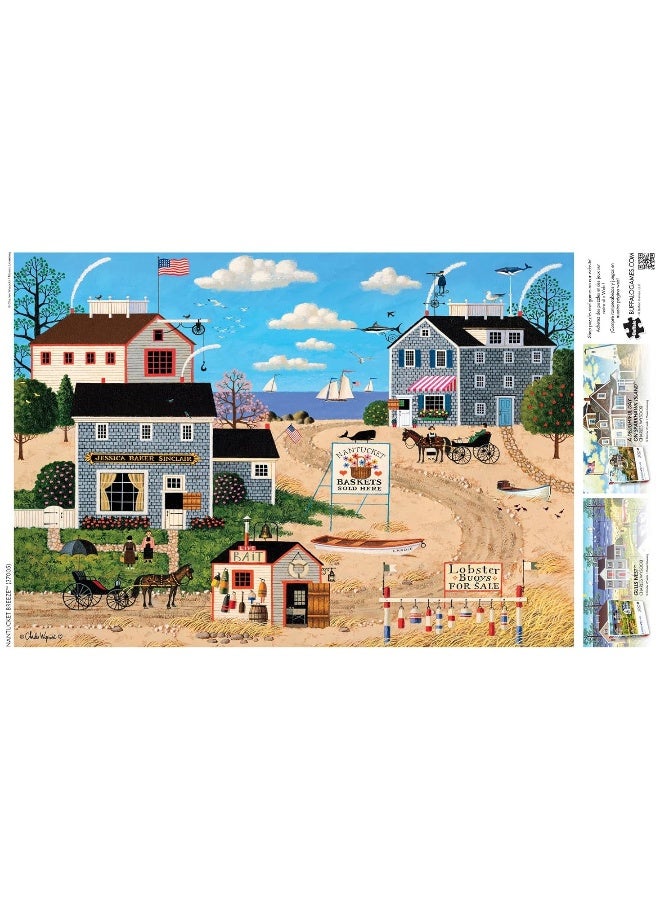 Buffalo Games - Charles Wysocki - Nantucket Breeze - 500 Piece Jigsaw Puzzle for Adults Challenging Puzzle Perfect for Game Nights - 500 Piece Finished Size is 21.25 x 15.00 - Image 3
