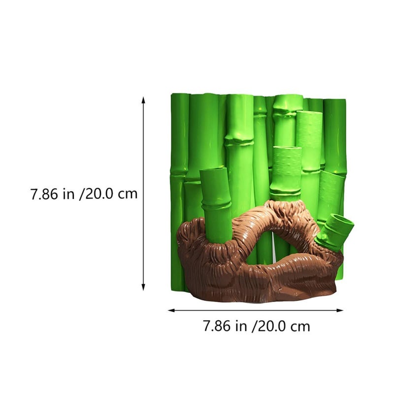 Resin Aquarium Background Panel with Fish Hideout Cave Small Size Random Color - Image 3