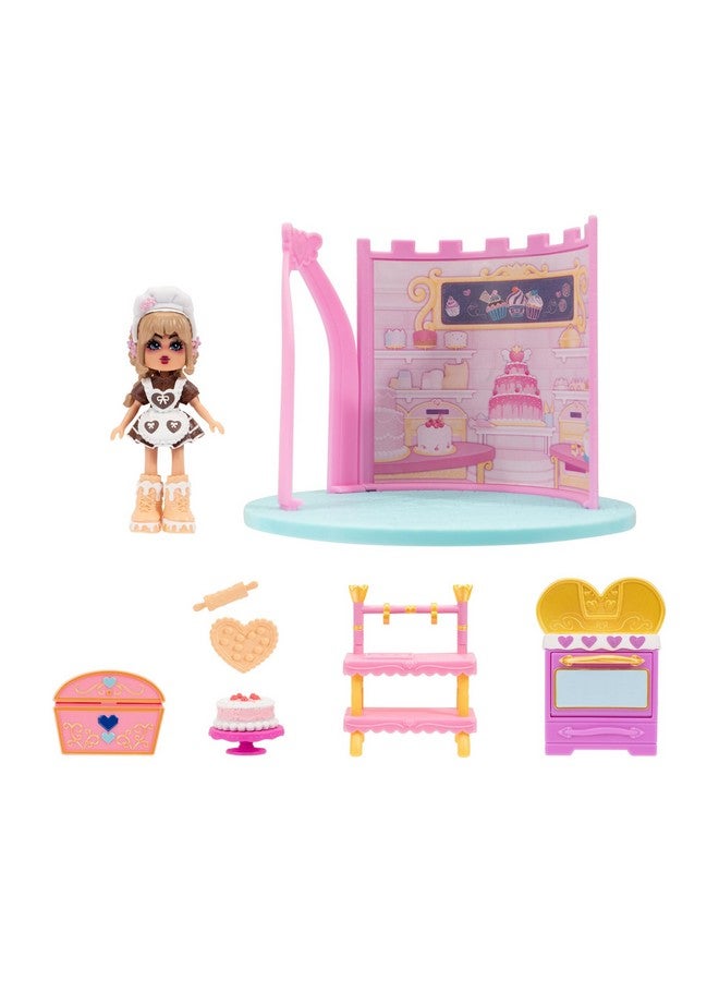 Royale High Baking Class Playset - 1 Doll, 6 Accessories - Fits Inside Castle Playset - Virtual Item Code Included - Ages 5+ - Image 1