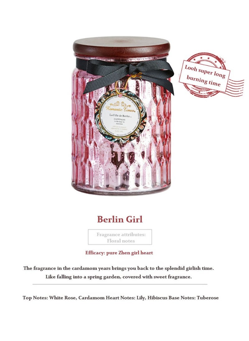 ROMANTIC TIMES Fragrance Essential Oil Candle Cup Birthday Gift Accompanying Gift  - Image 2