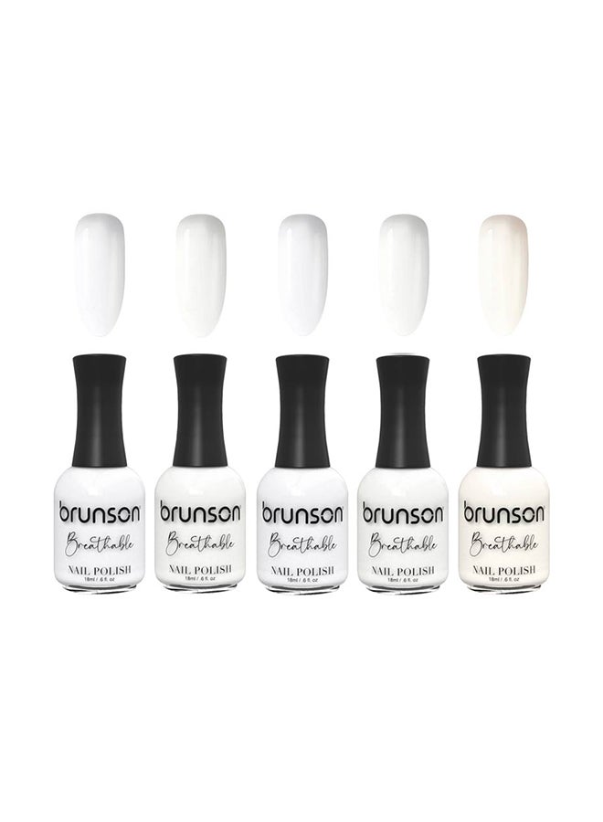 brunson Breathable Nail Polish Halal nail polish Wudu friendly Quick-Dry Vegan long lasting but easy peel off   18ml BPS