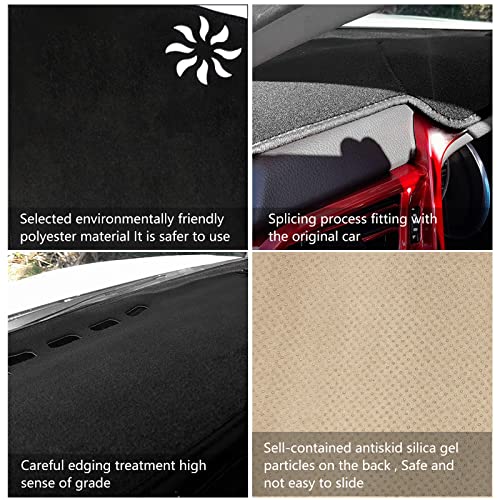 Donpida Dash Cover Mat Custom Interior Center Console Compatible with Toyota Camry 2007 2008 2009 2010 2011 Dashboard Cover Pad Carpet Protector - Image 5