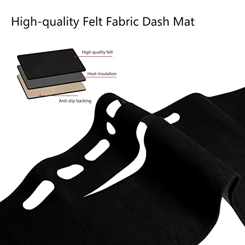 Donpida Dash Cover Mat Custom Interior Center Console Compatible with Toyota Camry 2007 2008 2009 2010 2011 Dashboard Cover Pad Carpet Protector - Image 3