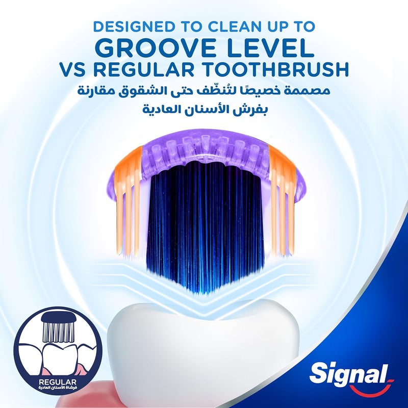 Signal 4D Medium Interdental Toothbrush - 2 Pack - Image 5