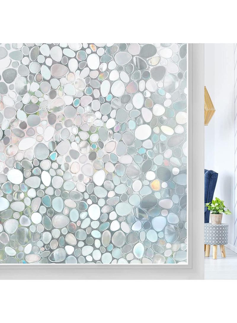 Y&D Window Film Decorative Privacy No Glue Glass Sticker For Door Home House Ofiice Heat Control Anti UV 60 x 200 cm  - Image 1